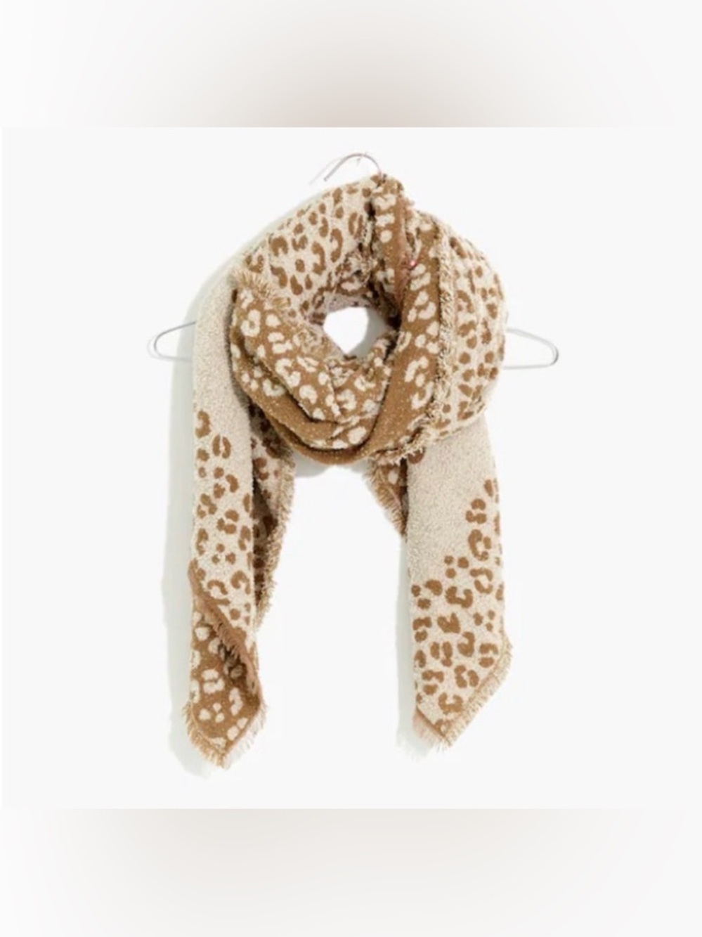 Madewell Leopard Print Blanket Scarf